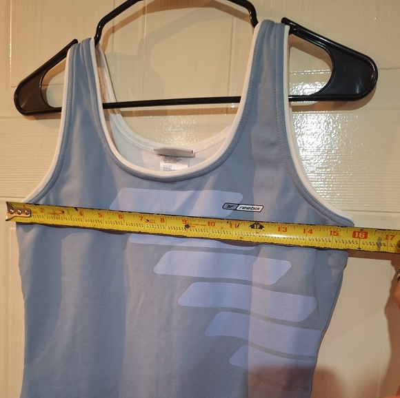 2x20$ 💝Reebok light bleu women crossfit tank top. Size Large. - Picture 10 of 10